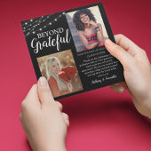 Doppelfeier 2 Foto Abschluss Dankeskarte