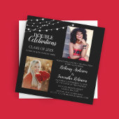 Doppelfeier 2 Foto Abschluss Einladung