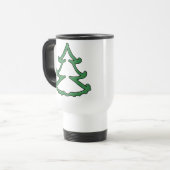 Doppelfeiertags-Baum-Reise-Tasse Reisebecher (Vorderseite Links)
