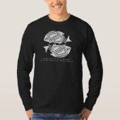 Doppelfisch, Mimbres Pottery Design T - Shirt Hood (Vorderseite)