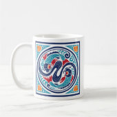 Doppelfische Kaffeetasse (Links)