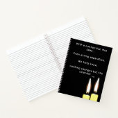 Doppelflammkugel-Trennung Notizblock (Innenseite)