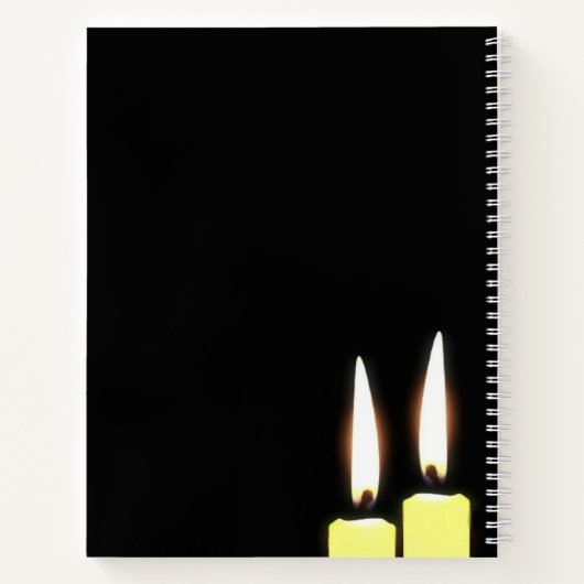 Doppelflammkugel-Trennung Notizblock (Rückseite)