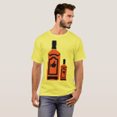 Doppelflasche Alkohol 1110 T-Shirt (Vorne ganz)