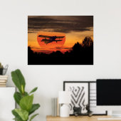 Doppelflugzeug Poster (Heimbüro)