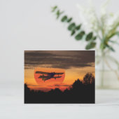 Doppelflugzeug Postkarte (Stehend Vorderseite)