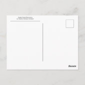 Doppelfranzösisches Ranunculus von Arentina Arends Postkarte (Rückseite)