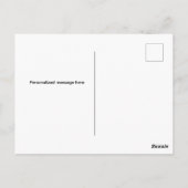 Doppelfunktion: Epic Twin Pregnancy Announcement Postkarte (Rückseite)