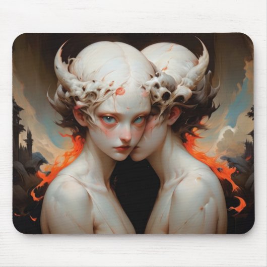 Doppelganger - Böser Zwilling Mousepad (Vorne)