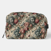 Doppelganger Malevolence - Gothic Floral Waschbeutel (Rückseite)