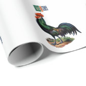 Doppelgängerbanter Big Cockerel Geschenkpapier (Rolleneckpunkt)