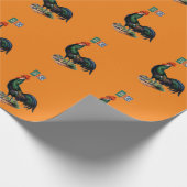 Doppelgängerbanter Big Cockerel Geschenkpapier (Ecke)
