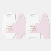 Doppelgeburt und Taufe Party Pink baby Girl Geschenkschachtel (Ungeklappt)