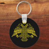 Doppelgehender Adler Byzantinisch und Christliches Schlüsselanhänger (Vorderseite)