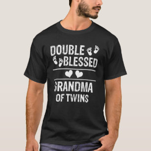 Doppelgesegnetes Oma von Twins Vintages Retro T-Shirt