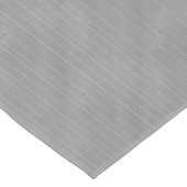 Doppelgestreift (Med. Gray) Mittelgroßer Tischläufer (Ecke)