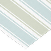 Doppelgestreiftes Meer & Blau Mittelgroßer Tischläufer (Ecke)