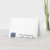 Doppelgiraffen Karte (Rückseite)