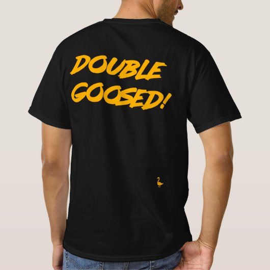 Doppelgoose! - Classy Gaming T-Shirt (Rückseite)