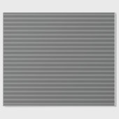 Doppelgraue Streifen Geschenkpapier (Flach)