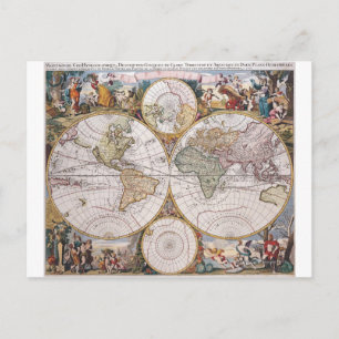 Doppelhalbkugel Polar Karte