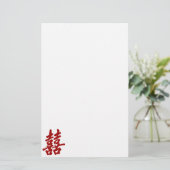 DOPPELHAPPINESS ORIENTIERTES SYMBOL SPRACHE LOGO M BRIEFPAPIER (Stehend Vorderseite)