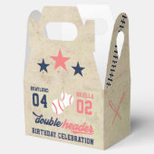 Doppelheader für zwei oder vier Geschwistern Geschenkschachtel (Geöffnet)