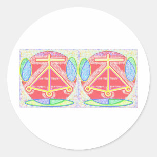 DoppelHEIRAT: Karuna Reiki Runder Aufkleber
