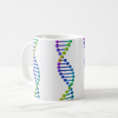 Doppelhelix-DNA Kaffeetasse (Vorderseite Links)