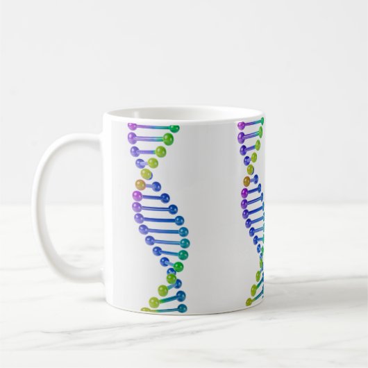 Doppelhelix-DNA Kaffeetasse (Links)