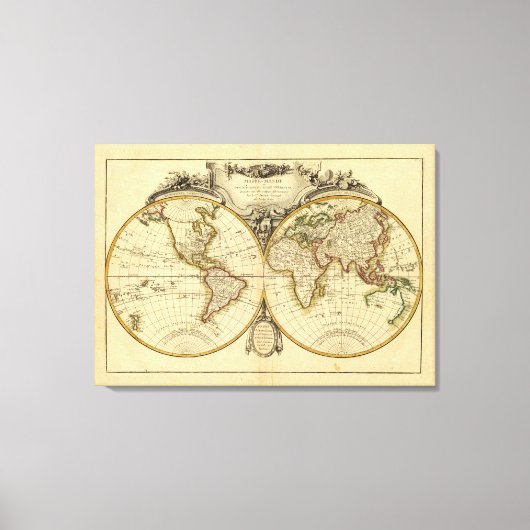 Doppelhemisphäre Leinwanddruck (Vorderseite)