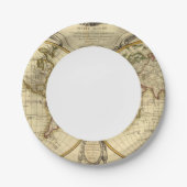 Doppelhemisphäre Pappteller (Vorderseite)