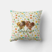 Doppelherz Foto Pillow Herz & Kawaii Muster Kissen (Rückseite)