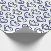 Doppelherz Geschenkpapier (Ecke)