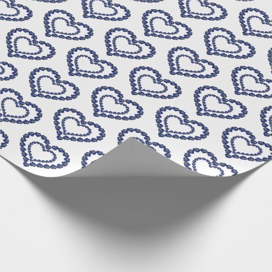 Doppelherz Geschenkpapier (Ecke)