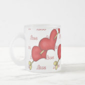 Doppelherz Mattglastasse (Links)