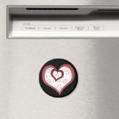 Doppelherzen D1 - Valentinmagazin oder Magnet Lieb (In Situ (Geschirrspüler))