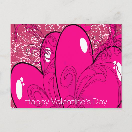 Doppelherzen - feiertagspostkarte (Vorderseite)