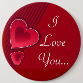 Doppelherzen I Liebe Sie Button (Vorderseite)