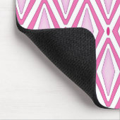 Doppelhintere Diamantpinke Mousepad (Ecke)