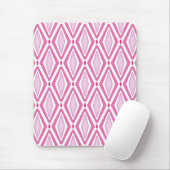 Doppelhintere Diamantpinke Mousepad (Mit Mouse)