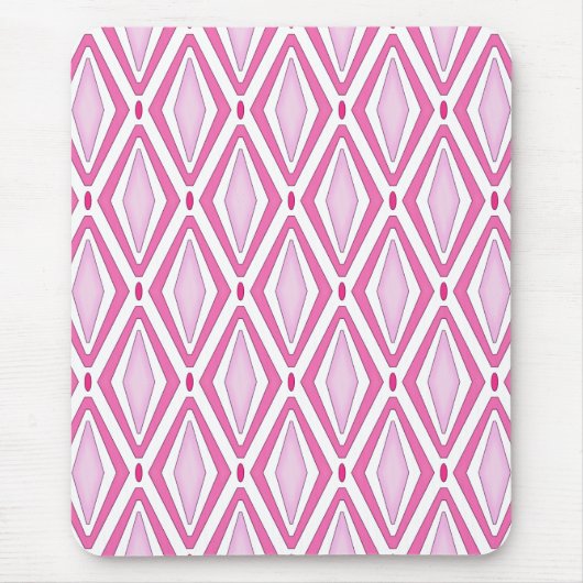 Doppelhintere Diamantpinke Mousepad (Vorne)