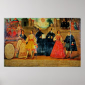 Doppelhochzeit zwischen zwei Inka-Frauen Poster (Vorne)