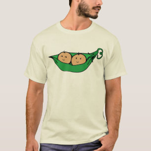 Doppelhülsen-Grafik T-Shirt