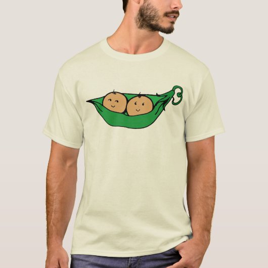Doppelhülsen-Grafik T-Shirt (Vorderseite)
