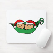 Doppelhülsen-Weihnachtsgraphik Mousepad (Mit Mouse)