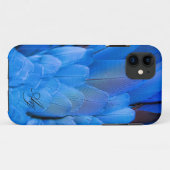 Doppelinitiale mit Monogramm Federflügel Case-Mate iPhone Hülle (Rückseite (Horizontal))