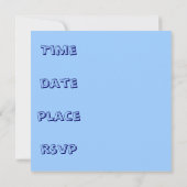 Doppeljungen-Geburtstags-Einladung Einladung (Rückseite)