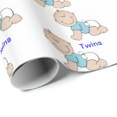 Doppeljungen-Packpapier Geschenkpapier (Rolleneckpunkt)