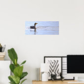 Doppelkamm-Kormoran-Vogelposter Poster (Heimbüro)